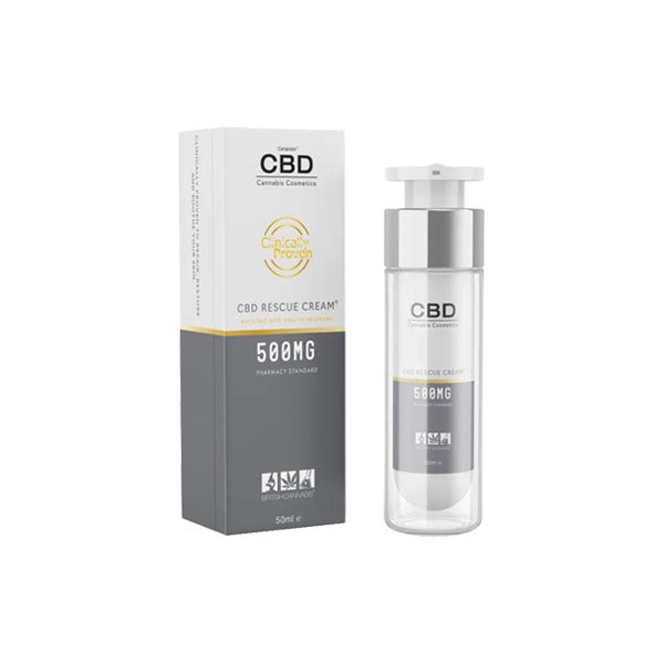 CBD by British Cannabis 500mg CBD Rescue Cream 50ml