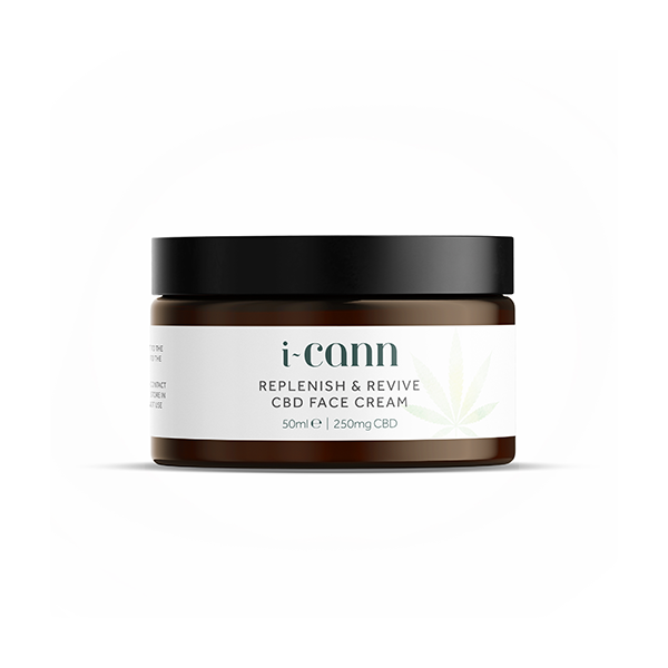 i-Cann Replenish & Revive: 250mg CBD Face Cream - 50ml