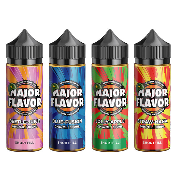 Major Flavor 100ml Shortfill 0mg (70VG/30PG)