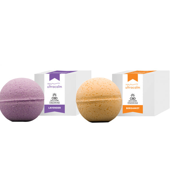 Ultracalm 20mg CBD Luxury Essential oil CBD Bath Bombs 170g