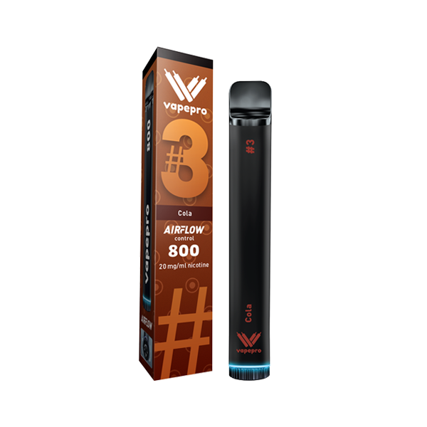 20mg Vapepro Disposable Vape Device 800 Puffs