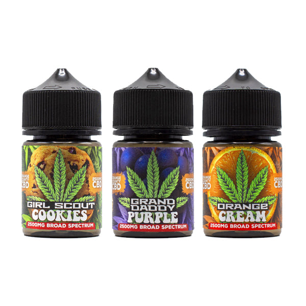 Orange County CBD Cali Range 2500mg CBD 50ml E-liquid (60VG/40PG)