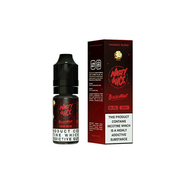 Nasty 50/50 12mg 10ml E-Liquids (50VG/50PG)