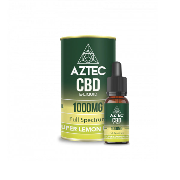 Aztec CBD 1000mg CBD Vaping Liquid 10ml (50PG/50VG)