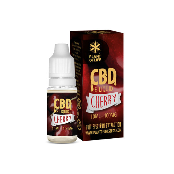 Plant Of Life 100mg CBD Vaping Liquid 10ml (50PG/50VG)