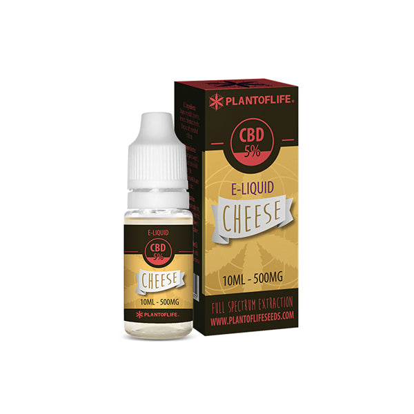 Plant Of Life 500mg CBD Vaping Liquid 10ml (50PG/50VG)