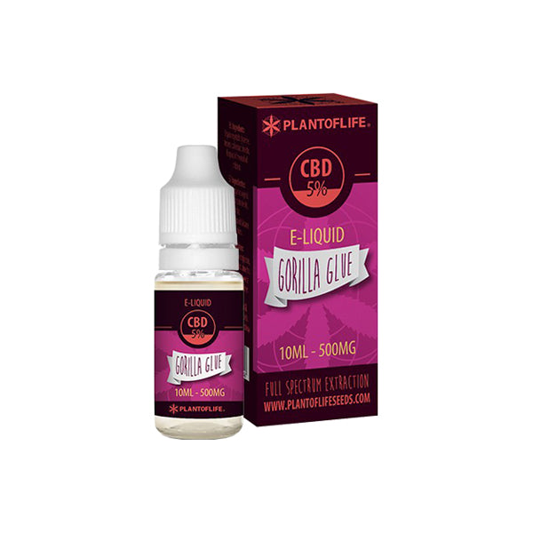 Plant Of Life 500mg CBD Vaping Liquid 10ml (50PG/50VG)