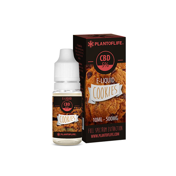 Plant Of Life 500mg CBD Vaping Liquid 10ml (50PG/50VG)