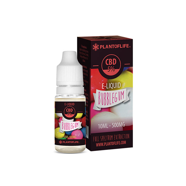 Plant Of Life 500mg CBD Vaping Liquid 10ml (50PG/50VG)