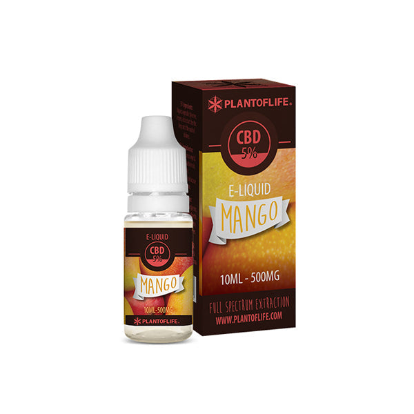 Plant Of Life 500mg CBD Vaping Liquid 10ml (50PG/50VG)