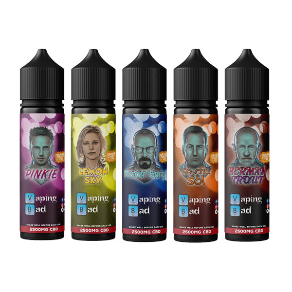 Vaping Bad by Orange County CBD 2500mg 50ml E-liquid (60VG/40PG)