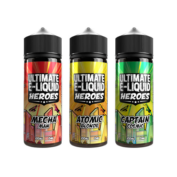 Ultimate E-Liquid Heroes 100ml Shortfill 0mg (70VG/30PG)