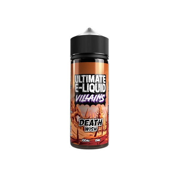 Ultimate E-Liquid Villains 100ml Shortfill 0mg (70VG/30PG)