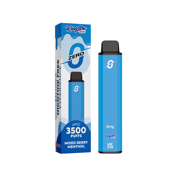 0mg Kingston Zero Disposable Vape Device 3500 Puffs