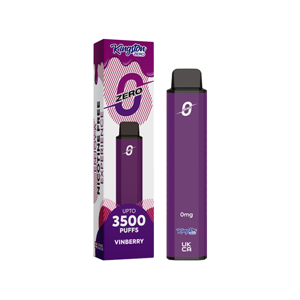 0mg Kingston Zero Disposable Vape Device 3500 Puffs