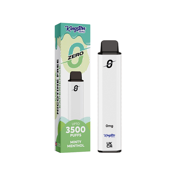 0mg Kingston Zero Disposable Vape Device 3500 Puffs