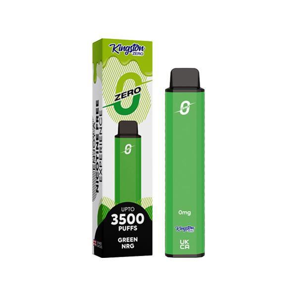 0mg Kingston Zero Disposable Vape Device 3500 Puffs