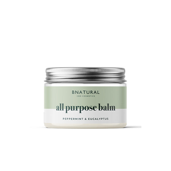 Bnatural 1000mg CBD + CBG Eucalyptus & Peppermint Balm - 50ml