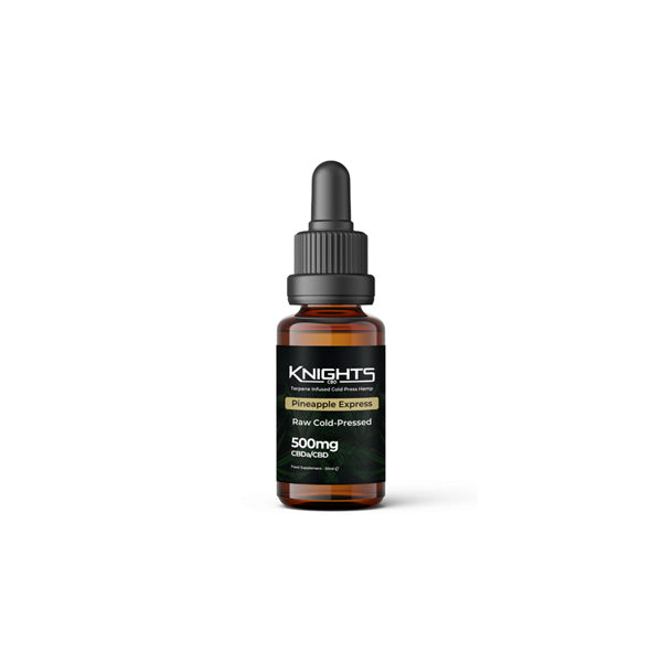 Knights CBD 500mg CBDa/CBD Pineapple Blend Raw Cold-Pressed Oil - 30ml