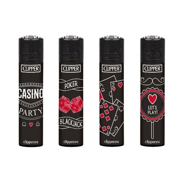 40 Clipper Refillable Printed Design Classic Lighters