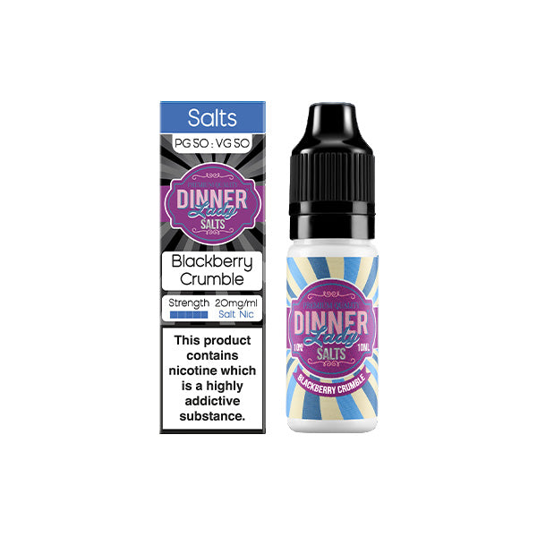 20mg Dinner Lady Desserts Salts 10ml Nic Salts (50VG/50PG)