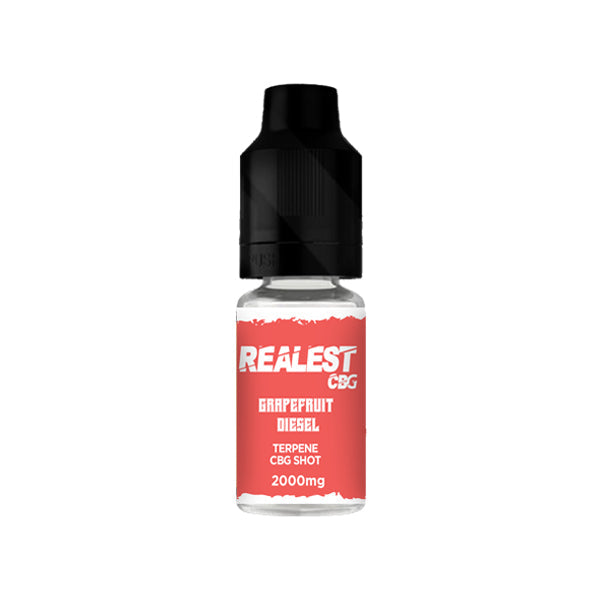 Realest CBD 2000mg Terpene Infused CBG Booster Shot 10ml (BUY 1 GET 1 FREE)