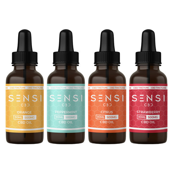 Sensi CBD 500mg CBD Broad-Spectrum Tinture Oil 30ml (BUY 1 GET 1 FREE)