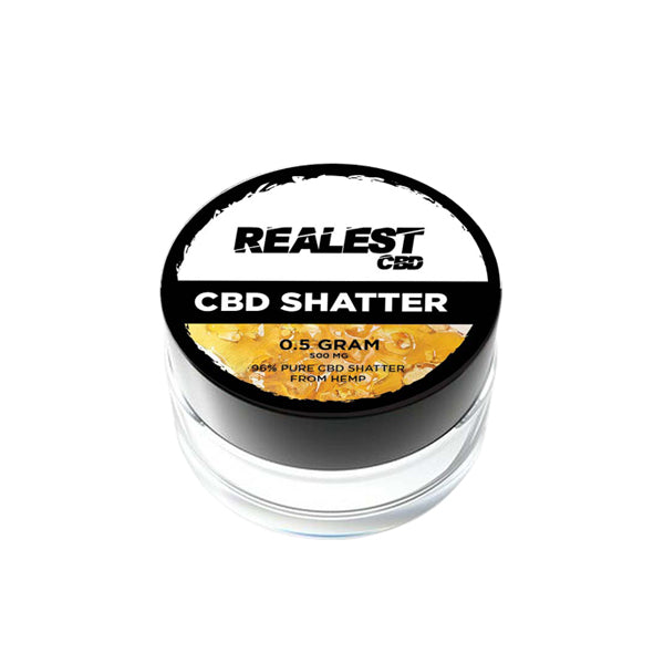 Realest CBD 500mg CBD Shatter (BUY 1 GET 1 FREE)