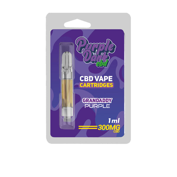 Purple Dabz CBD Vape Cartridges 300 & 600 MG - Granddaddy Purple (BUY 1 GET 1 FREE)