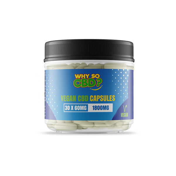 Why So CBD? 1800mg CBD Vegan Capsules - 30 Caps