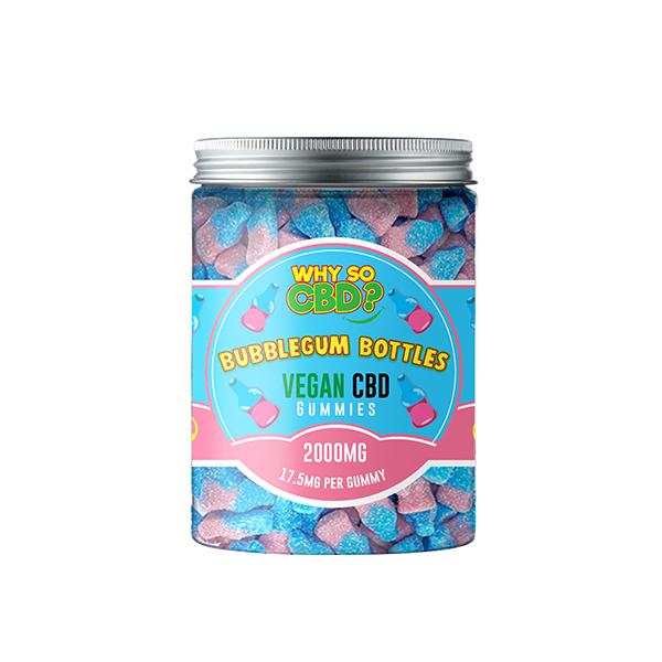 Why So CBD? 2000mg CBD Large Vegan Gummies - 11 Flavours