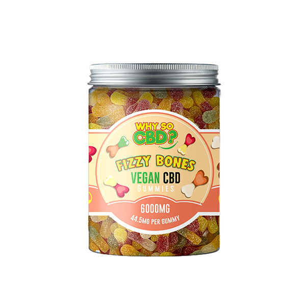 Why So CBD? 6000mg CBD Large Vegan Gummies - 11 Flavours