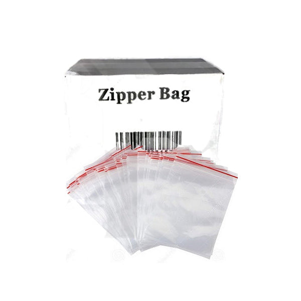 Zipper Branded 40mm x 30mm Clear Baggies